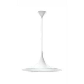 Nova Luce Chioto - hanglamp - Ø 48 x 120 cm - wit