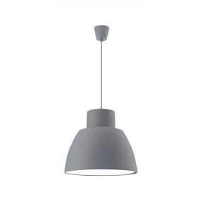 Nova Luce Vince - hanglamp - Ø 40 x 130 cm - grijs