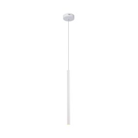 Maxlight Organic - hanglamp - Ø 2,5 x 190 cm - 1W LED incl. - wit