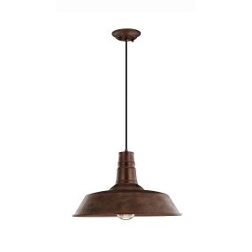 Nova Luce Osteria - hanglamp - Ø 46 x 115 cm - roest staal