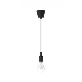 Nova Luce Swing - hanglamp - Ø 4,5 x 100 cm - zwart