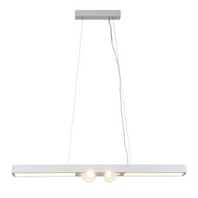 AEG Leca 2 - hanglamp - 107,5 x 12,8 x 150 cm - 10W LED incl. - wit