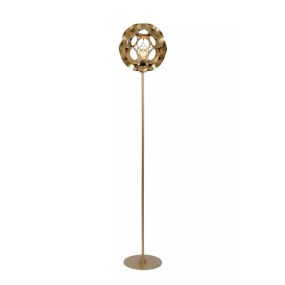 Lucide Hannelore - vloerlamp - Ø 30 x 149,6 cm - goud