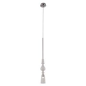 Maxlight Murano - hanglamp - Ø 7 x 190 cm - 3W LED incl. - chroom