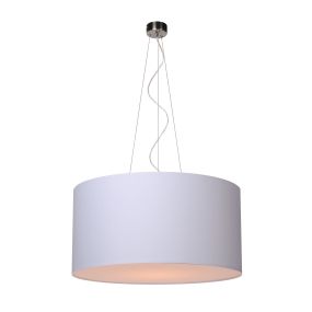 Lucide Coral - hanglamp - Ø 40 x 120 cm - wit