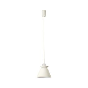 Faro Naos - hanglamp - Ø 23 x 14 cm - mat wit