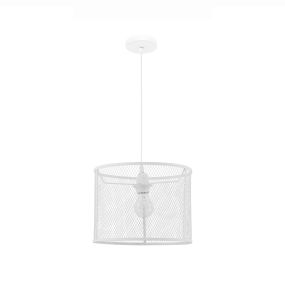 Nova Luce Net - hanglamp - Ø 30 x 140 cm - wit