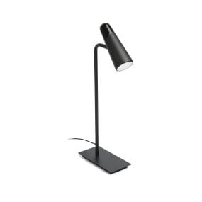 Faro Lao - tafellamp - 16 x 8 x 43 cm - 4W LED incl. - mat zwart