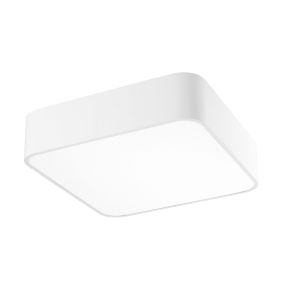 Nova Luce Ragu - plafondverlichting - 36 x 36 x 10 cm - wit