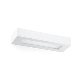 Faro Olaf - wandverlichting - 36 x 9,5 x 6 cm - mat wit