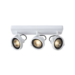 Lucide Tala LED - opbouwspot 3L - 45 x 12 x 20 cm - 3 x 12W dimbare LED incl. - wit (actie!)