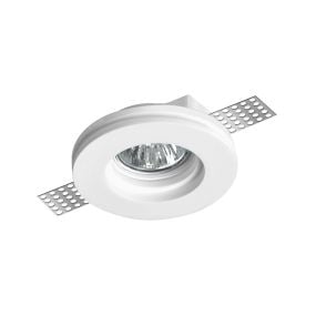 Nova Luce Cosimo - inbouwspot - Ø 103 mm, Ø 108 mm inbouwmaat - wit gips