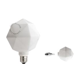 LED filament lamp dimbaar - Ø 13 x 13 cm - E27 - 3,5W - 2200K (einde reeks!)