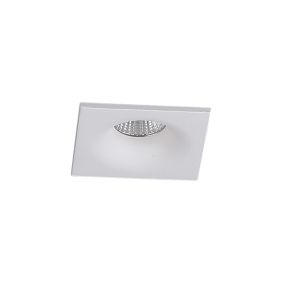 Dobac Yuca Square - inbouwspot 1L -  47 x 47 mm, Ø 42 mm inbouwmaat - 3W LED incl. - wit