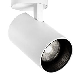 Nova Luce Miniair - opbouwspot - Ø 6,3 x 17 cm - 10W LED incl. - wit