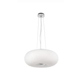 Nova Luce Citrou - hanglamp - Ø 50 x 120 cm - opaal