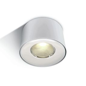 ONE Light COB LED Indoor Cylinders - opbouwspot 1L - Ø 19,8 x 13,8 cm - 30W LED incl. - wit