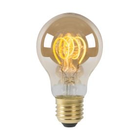 Lucide LED Bulb Twilight Sensor - Ø 6 cm - E27 - 4W niet dimbaar - 2200K - amber