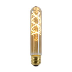 Lucide LED Bulb Twilight Sensor - Ø 3 x 14 cm - E27 - 4W niet dimbaar - 2200K - amber