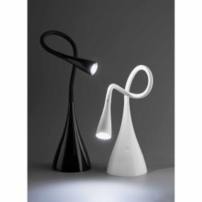 Faro Lena - bureaulamp - 22 x 11,5 x 48,5 cm - 3W LED incl. - mat zwart