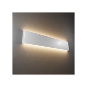 Amarcords Dana 60 BI - opbouw wandlamp - 60 x 15 x 2,8 cm - 24W LED incl. - wit