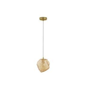 Nova Luce Odell - hanglamp - Ø18 x 120 cm - goud