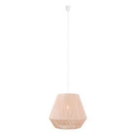 Maxlight Praslin - hanglamp - Ø 44 x 175 cm - wit