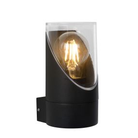 Lucide Norman - buitenwandlamp - 9 x 10,1 x 17,1 cm - IP65 - zwart