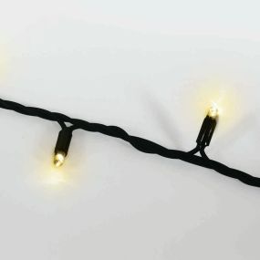 ONE Light Decorative Light Stars - feestelijke verlichting - 1000 cm - 100 stuks - IP54 - zwart - warm witte lichtkleur