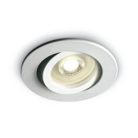 ONE Light Round Clip In Range - inbouwspot - Ø 84 mm, Ø 72 mm inbouwmaat - wit