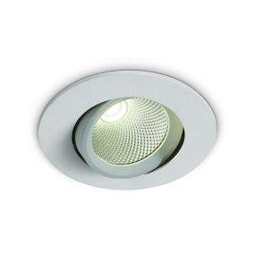 ONE Light 7W COB Range - inbouwspot - Ø 90 mm, Ø 75 mm inbouwmaat - 7W - wit