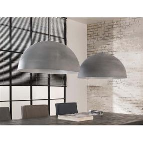 Vico Hemisphere - hanglamp - 146 x 60 x 150 cm - grijs