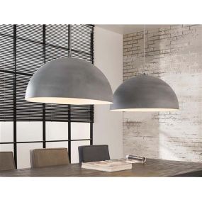 Vico Hemisphere - hanglamp - 146 x 60 x 150 cm - grijs