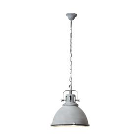 Brilliant Jesper - hanglamp - Ø 38 x 133 cm - grijs beton