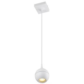 Lucide Favori - hanglamp - 10 x 10 x 145,5 cm - IP44 - wit