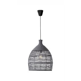 Nova Luce Destin - hanglamp - Ø 42 x 250 cm - grijs