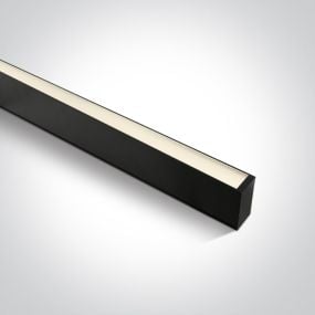 ONE Light LED Linear Profiles - plafond/hanglamp - 120 x 7 x 3,5 cm - 40W LED incl. - zwart - instelbare lichtkleur