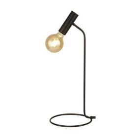 Searchlight Dulwich - tafellamp - Ø 23 x 57 cm - zwart