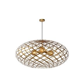 Lucide Wolfram - hanglamp - Ø 100 x 52 cm - mat goud