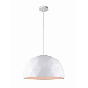 Lucide Otona - grote hanglamp -  Ø 60 x 160 cm - wit