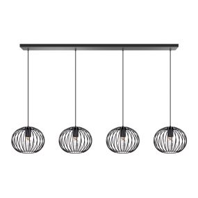 ETH Wire 2.0 - hanglamp - 120 cm - zwart