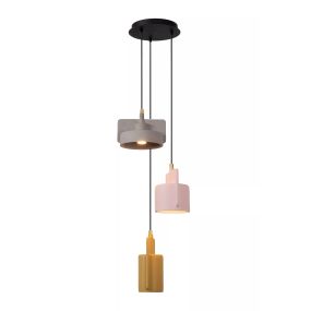 Lucide Ninja - hanglamp -Ø 25,5 x 120 cm - multicolor