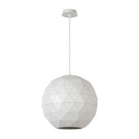 Lucide Otona - hanglamp -  Ø 40 x 170 cm - wit