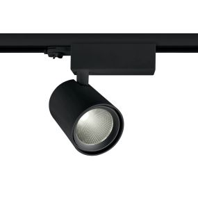 ONE Light COB Top Box - rail spot met COB LED - 3-fase railsysteem - Ø 10 x 13 cm - 38W LED incl. - zwart