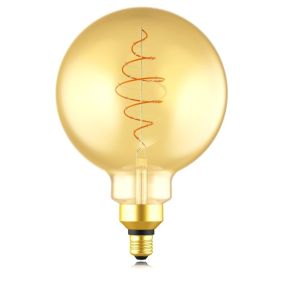 Nordlux LED filament lamp - Ø 20 x 28,3 cm - E27 - 8,5W dimbaar - 2200K - amber