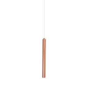 VK Lighting Rados - hanglamp - Ø 2,5 x 205 cm - 7W LED incl. - roze goud