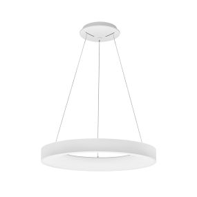 Nova Luce Rando Smart - hanglamp - Ø 60 x 120 cm - 50W dimbare LED incl. - Tuya - zandwit