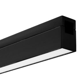 Nova Luce Versus - lichtpunt magnetisch railsysteem - 25 x 2,6 x 4,4 cm - 10W LED incl. - zwart