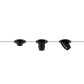 VK Lighting Bala - inbouwspot - Ø 52 mm, 42 mm inbouwmaat - 3W LED incl. - zwart