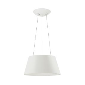 Nova Luce Volcano - hanglamp - Ø 45 x 120 cm - 33W LED incl. - zandwit